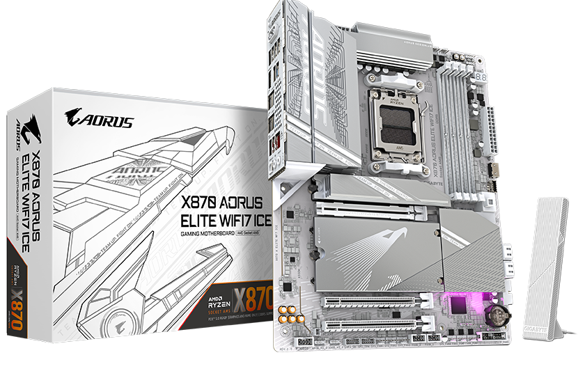 Mainboard Gigabyte X870 Aorus Elite Wifi7 ICE DDR5