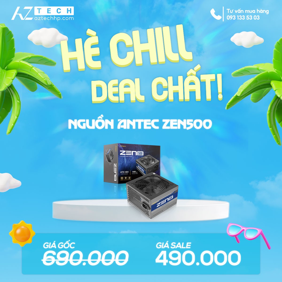 NGUỒN ANTEC ZEN500
