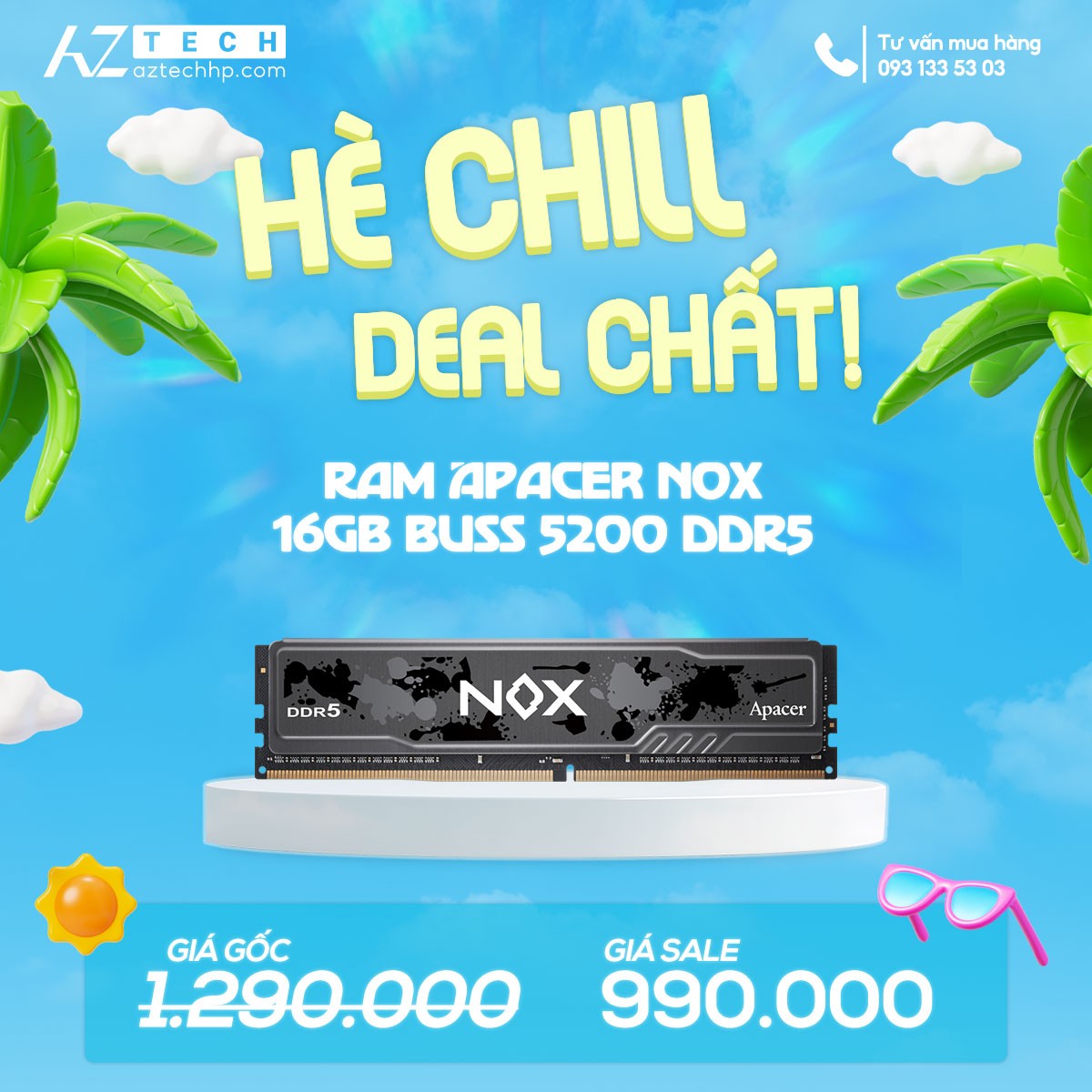 APACER NOX 16GB BUSS 5200 DDR5