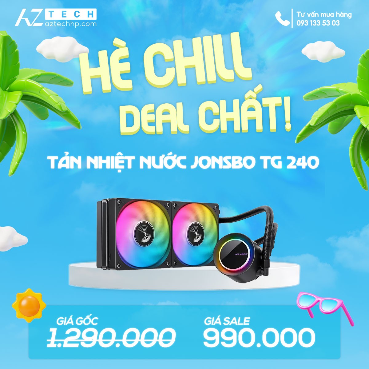 TẢN NHIỆT NƯỚC JONSBO TG 240