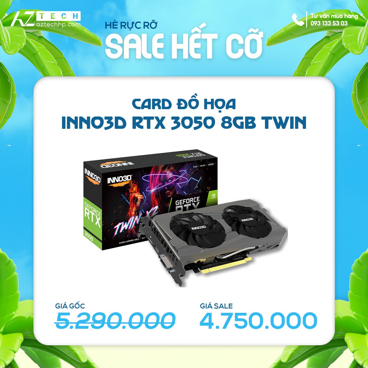 INNO3D RTX 3050 8GB TWIN