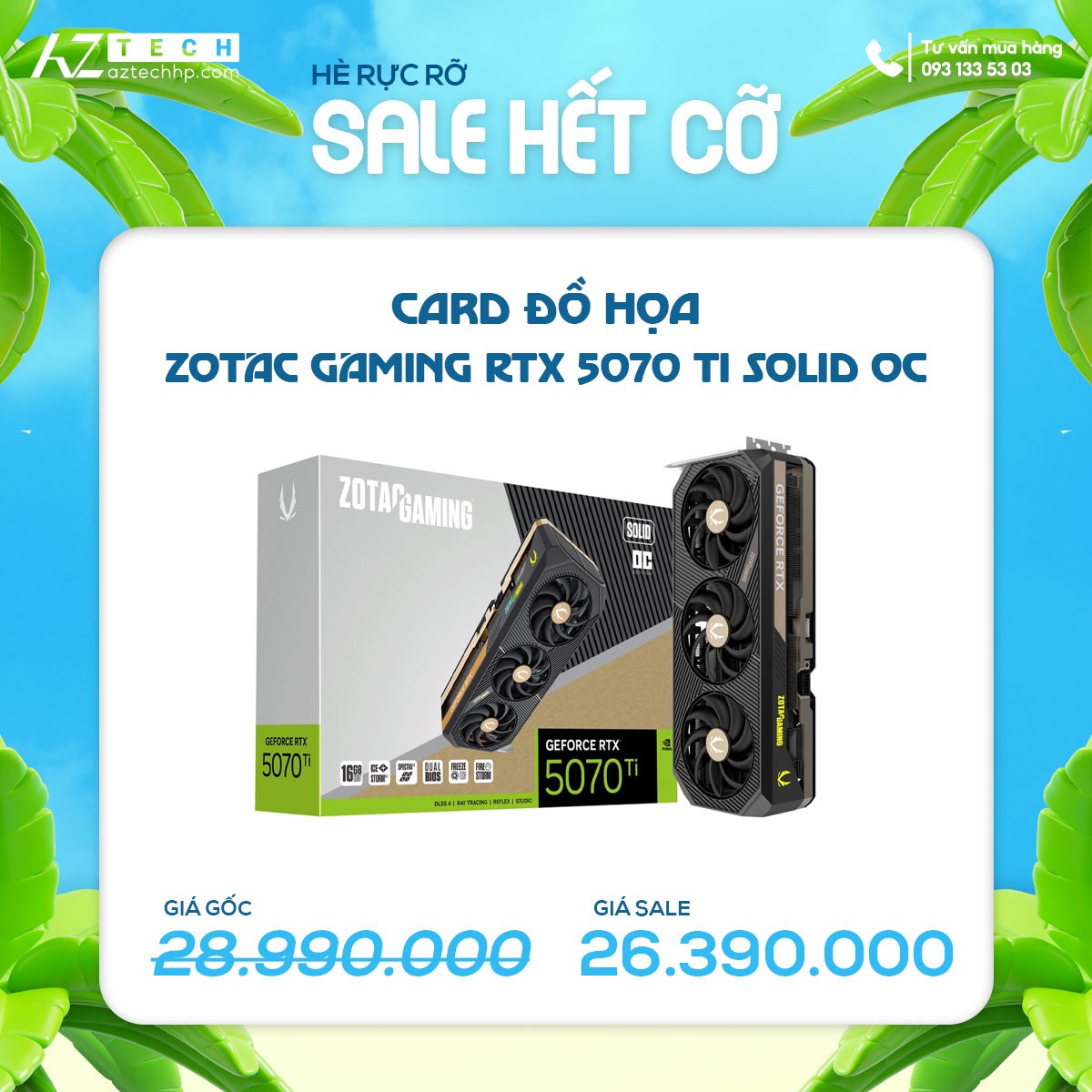 ZOTAC GAMING RTX 5070 TI SOLID OC