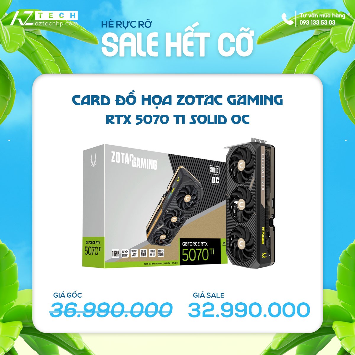 ZOTAC GAMING RTX 5070 TI SOLID OC