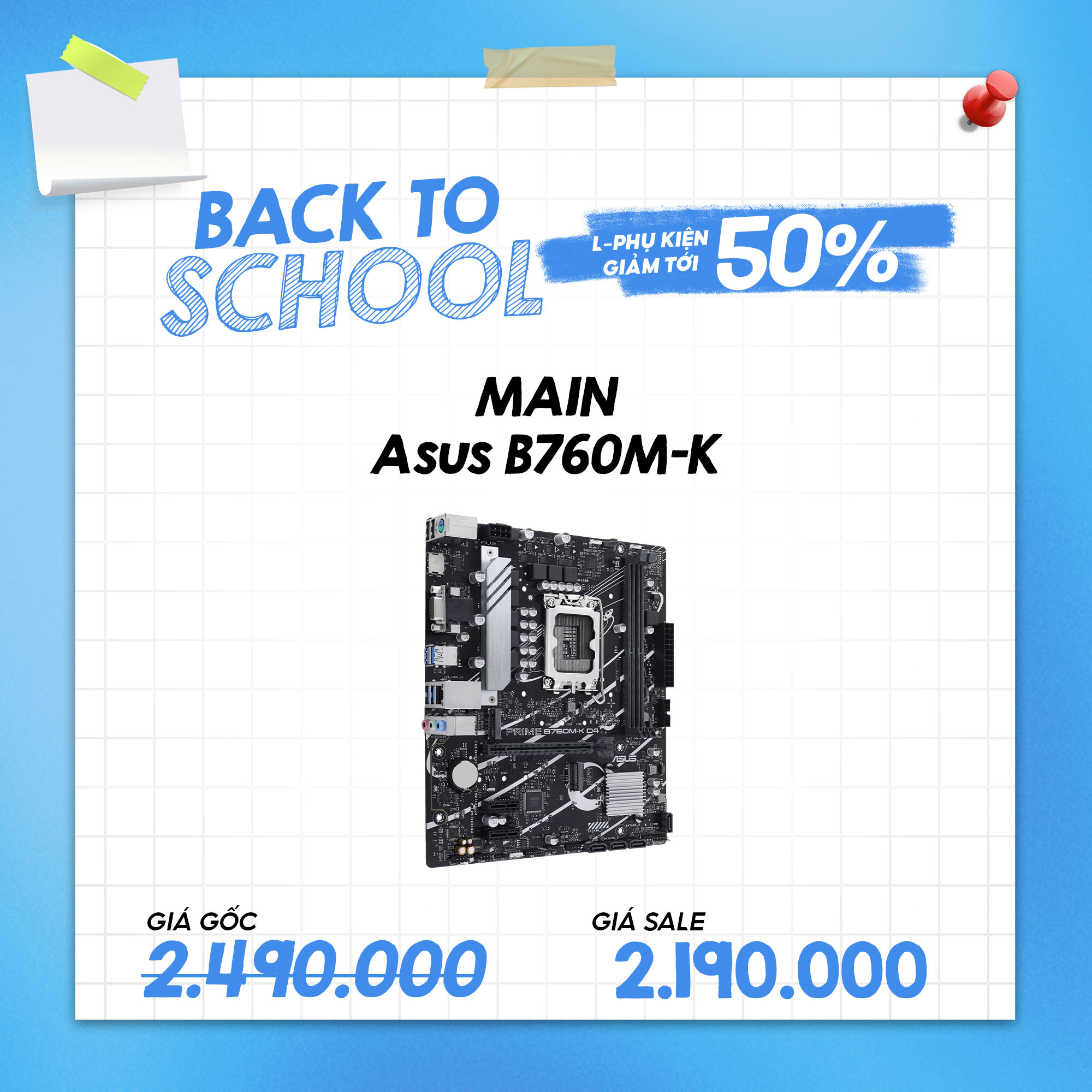 MAIN Asus B760M-K